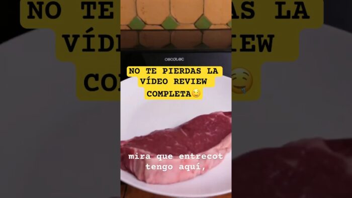 🧑‍🍳Receta Entrecot de Ternera con verduras CECOFRY&GRILL DUO 10000