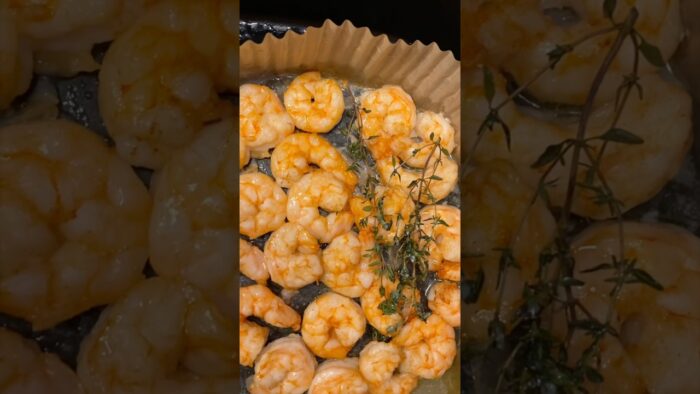 Receta fácil de deliciosas gambas en la freidora de aire🔥😋