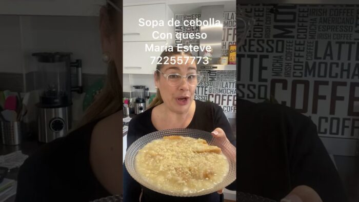 SOPA 🥣 DE CEBOLLA 🧅 CON QUESO 🧀 CON THERMOMIX 6!!