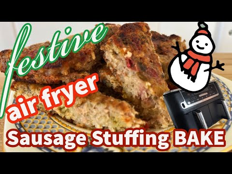 Salchicha festiva rellena al horno, receta fácil para AIRFRYER
