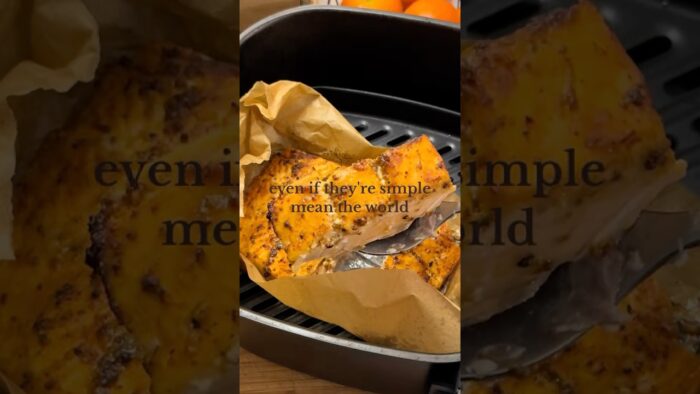 Salmon in the #airfryer  .#cooking #recipes #toddlers #recipe #salmon