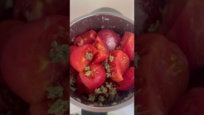 Salsa de tomate casera en Thermomix