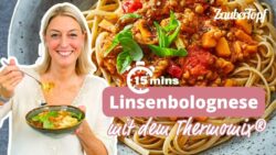 🍝✨ Schnelle Linsen-Bolognese in nur 15 Minuten | Thermomix® Rezept