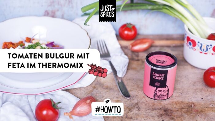 Schnelles und einfaches Thermomix Rezept – Tomaten Bulgur mit Feta