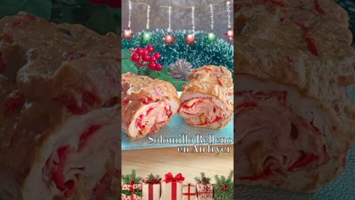 Solomillo Relleno en Airfryer #freidoradeaire #solomillo #airfryerrecetas #fyp #viralvideo #recetas