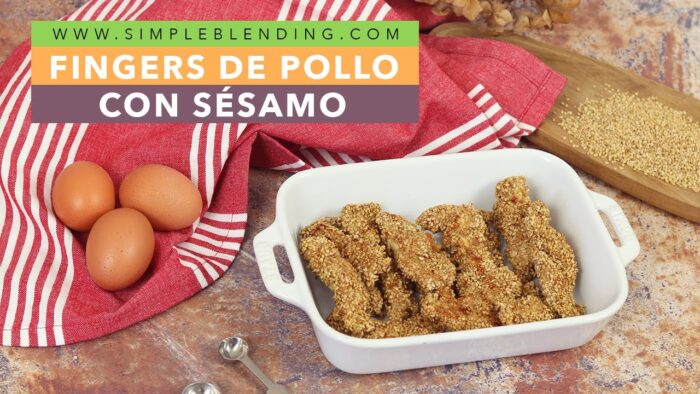 TIENES QUE PROBAR ESTOS FINGERS DE POLLO EN FREIDORA DE AIRE | Crujiente de pollo con sésamo