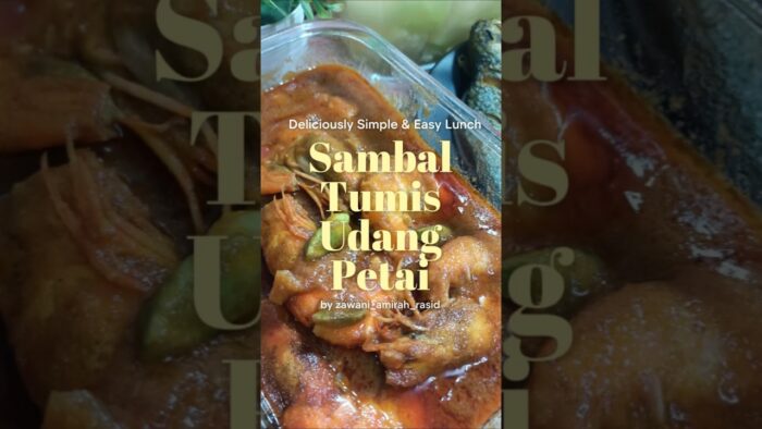 TM6: Sambal Tumis Udang Petai Thermomix