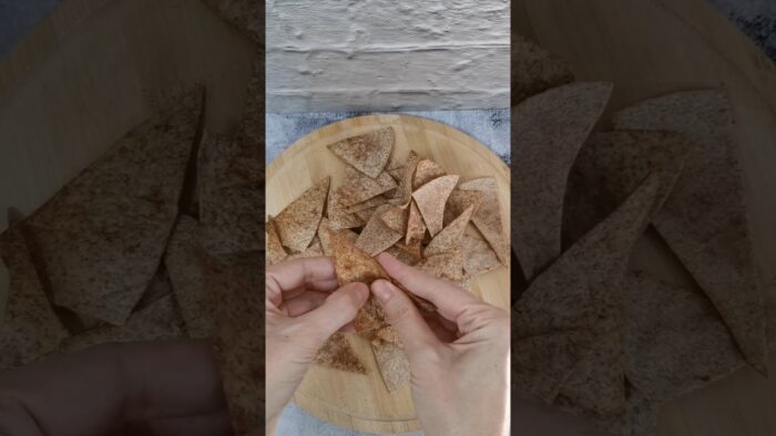 🥙TOTOPOS INTEGRALES EN 5 MINUTOS EN FREIDORA DE AIRE SÚPER CRUJIENTES