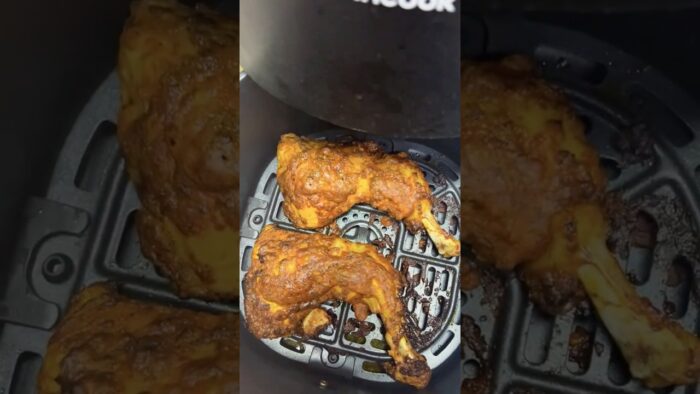 Tandoori Chicken 🍗 || Air Fryer Recipe 😋 #love #viralvideo #youtube #youtubeshorts #chicken #food