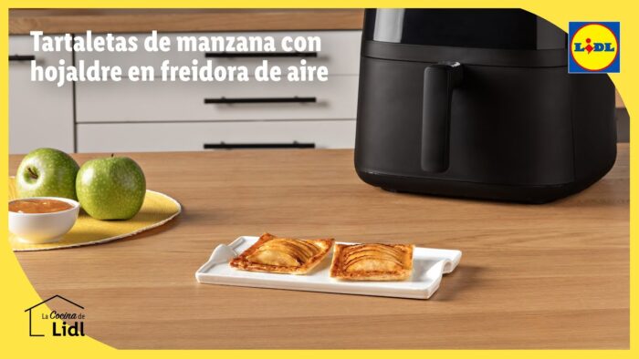 Tartaletas de manzana con hojaldre en freidora de aire 🍏| Recetas con freidora de aire| Lidl España