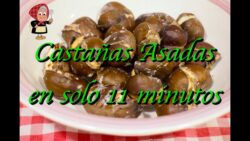 Truco de cocina , como pelar castañas fácilmente con freidora de aire, castañas asadas saladas