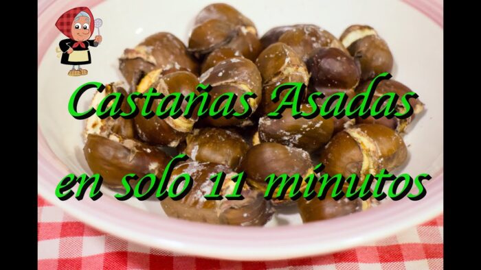 Truco de cocina , como pelar castañas fácilmente con freidora de aire, castañas asadas saladas