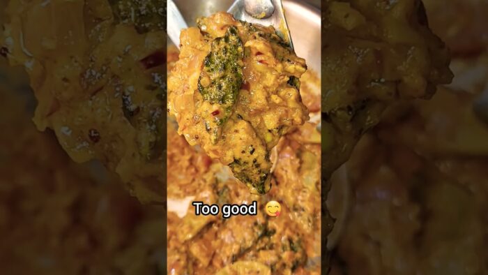 how to make small bitter gourd recipe in air fryer karela ki fry curry lunch hagalkai sabji #shorts