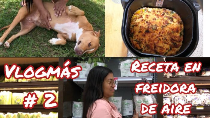 #vlogmas 2  / Receta deliciosa en freidora de aire