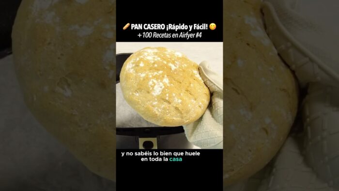 🥖 ¡Increíble! Así Haces Pan Casero en Airfryer ¡Rápido y Fácil 🥖 Ep. 4