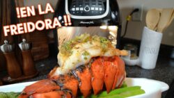 ¡Puse a prueba la freidora de aire, Langosta en salsa chimichurri¿