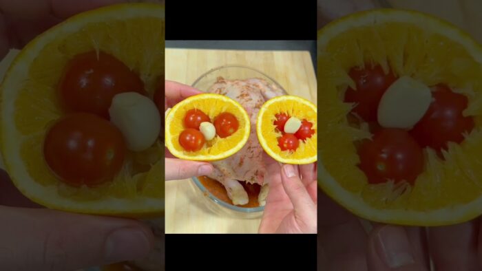 🍗 ¡Receta POLLO A LA NARANJA en AIRFRYER!¿Lo habías probado alguna vez así? #shorts #recetasairfryer
