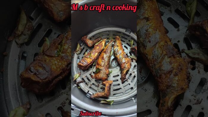 എണ്ണ ഇല്ലാതെ മീൻ പൊരിക്കാം /airfryer recipe/#shortsfeed #airfryerfishfry/@MSBCraftnCooking