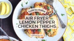 4 Ingredient Air Fryer Lemon Pepper Chicken Thighs Recipe