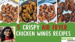 5 Crispy Air fryer Chicken Wings Recipes