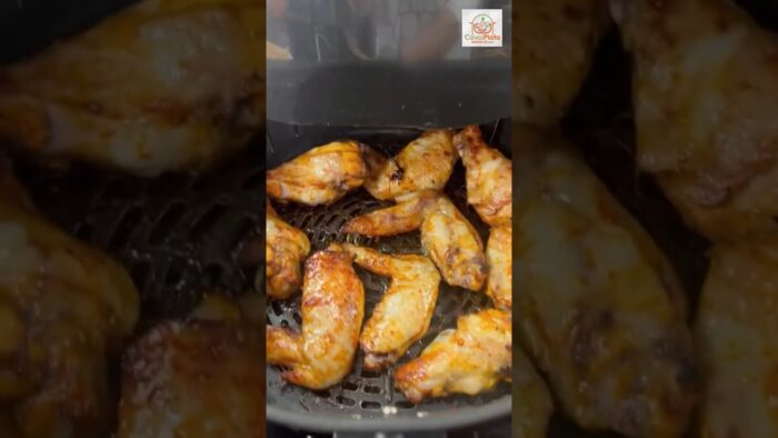 ALITAS DE POLLO EN SALSA CON FREIDORA DE AIRE., ¡¡te van a encantar!! #airfryer #recetas #recetas