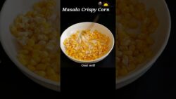 Air Fryer Crispy Corn Recipe | #crispycorn #airfryersnacks #viral | Air Fryer Corn #partystarter