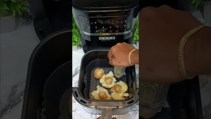 Air Fryer Crispy Potato Delight: Quick & Easy Recipe | easy breakfast #ourfoodlab