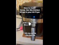 Air Fryer Honey BBQ Chicken: Crispy, Juicy & Delicious! [ Easy Recipe ]