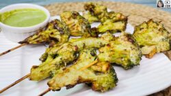 Air Fryer Malai Broccoli | Zero Oil Broccoli Recipe
