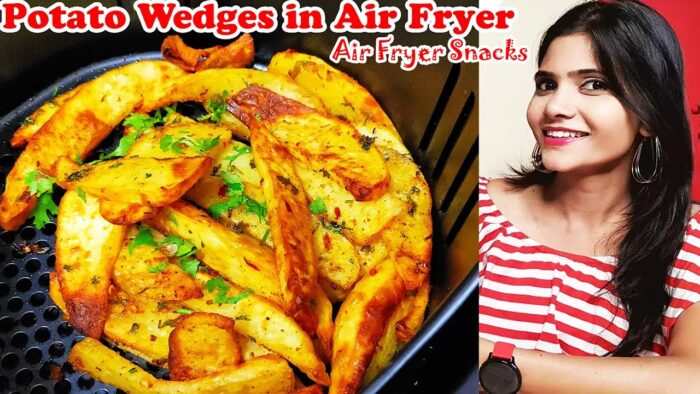 Air Fryer Recipes | Air Fryer Snacks | Recipes | Air Fryer Potatoes | Air Fryer Potato Wedges, Fries