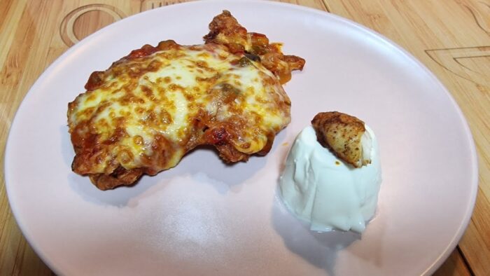 Airfryer Pechuga de Pollo con Ratatouille Gratinada