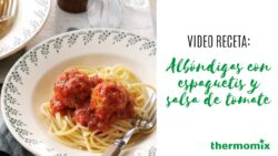 Albóndigas con espaguetis y salsa de tomate  – Thermomix Argentina – Robot de Cocina