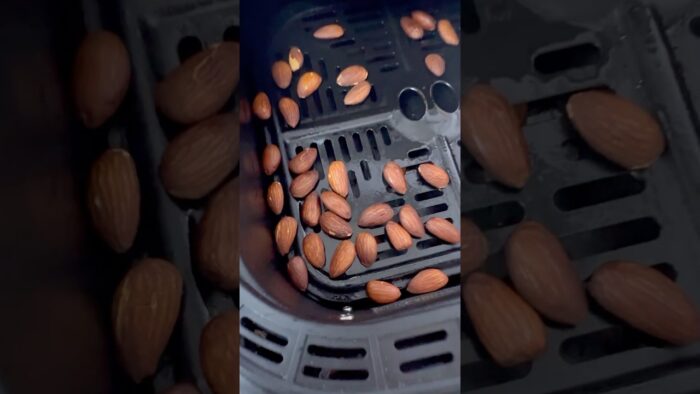 Almendras fritas saludables en la freidora de aire / Air Fryer / horno #recetasfaciles