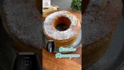BIZCOCHO DE QUESO MASCARPONE en FREIDORA DE AIRE, muy fácil y delicioso #airfryer #cocinacasera