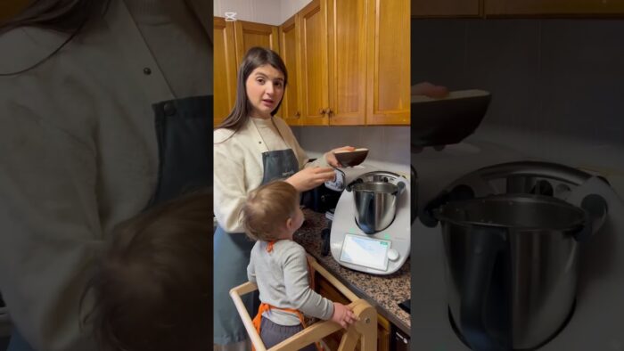 Bizcocho de manzana🍎Sin azúcar👶🏼 #receta #blw #blwrecipes #thermomix #blwinspiration #sinazucar