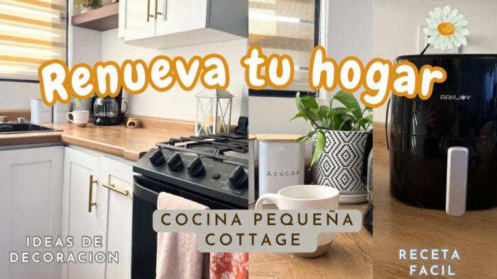 ✨🏡Cambios en cocina pequeña🤎nueva freidora ramjoy 🏡hogar acogedor🪴