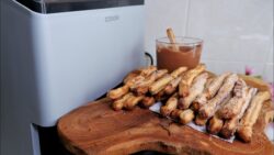 Cómo hacer CHURROS con avena SIN ACEITE en freidora de aire COSORI Dual Blaze Chef Edition