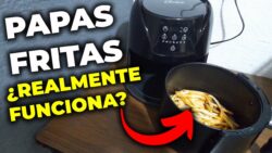 Como hacer papas fritas congeladas en freidora de aire oster | Probando la freidora por primera vez