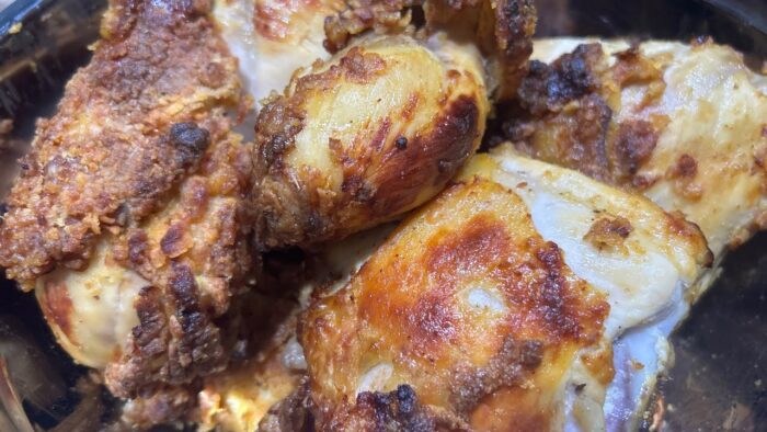 Crispy Air Fryer Fried Chicken. Surprisingly delicious!