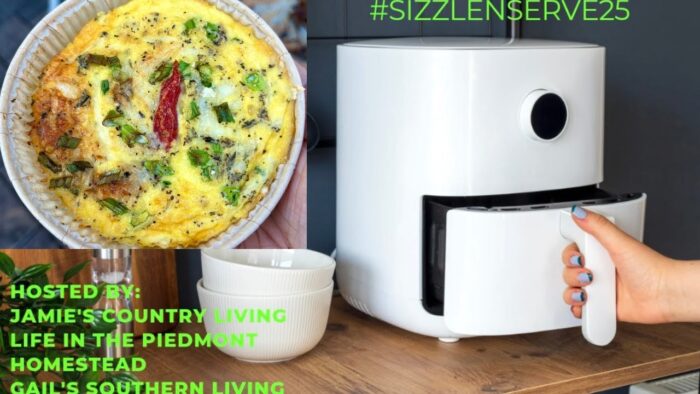 Did You Know You Can Make Quiche in The Air-fryer??  #sizzlenserve25