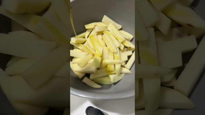 Easy Air Fryer French Fries #recipeoftheday #frenchfries #recipe #airfryer