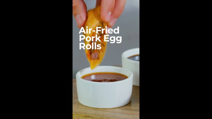 Easy Air Fryer Pork Egg Rolls Recipe