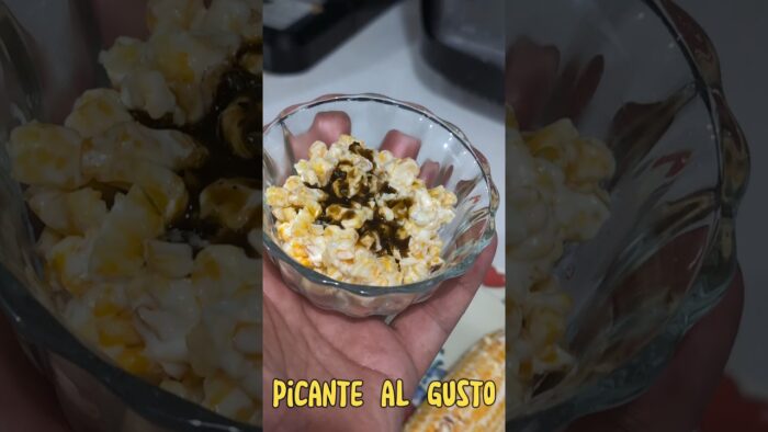 Elote americano en freidora de aire #recetasfaciles #elote #freidoradeaire