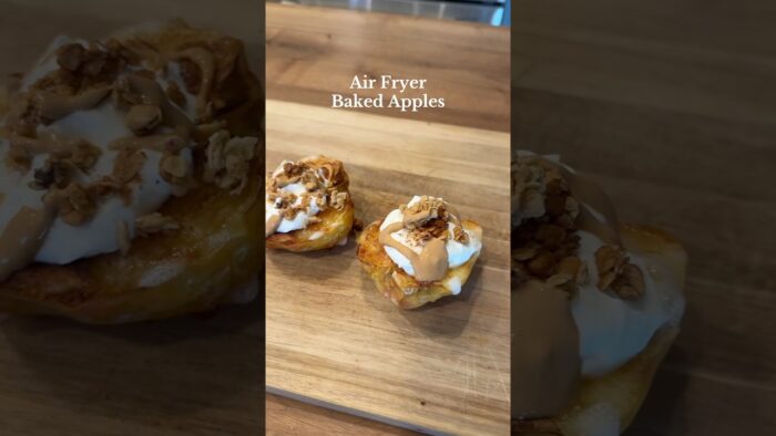 Follow on IG @gowithgracefit #airfryerrecipe #airfryer #healthydessert #dessertrecipe #recipe