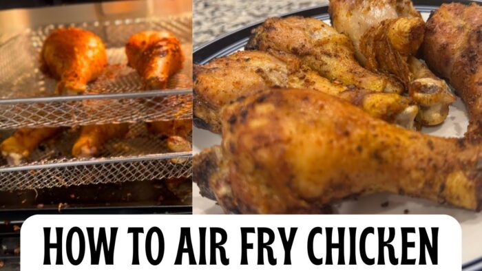 How to air fry the BEST crispy chicken!