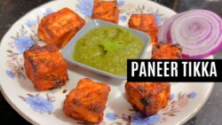 INDIAN FOOD LOVERS, CELEBRATE WITH THIS SIMPLE Paneer Tikka RECIPE in Air fryer.