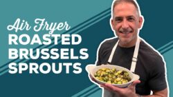 Love & Best Dishes: Air Fryer Roasted Brussels Sprouts with Lemon Zest Recipe | Air Fryer Week