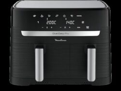 Moulinex Dual Easy Fry 8,3 L – Freidora de aire dual, ahorro energético de hasta 70%