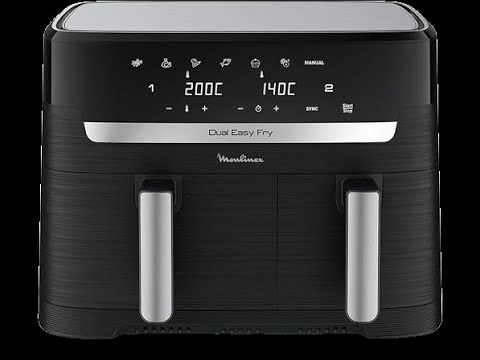 Moulinex Dual Easy Fry 8,3 L – Freidora de aire dual, ahorro energético de hasta 70%