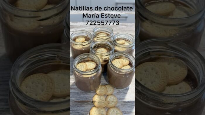 NATILLAS DE CHOCOLATE 🍫 CASERAS CON THERMOMIX 6!! 😋😋